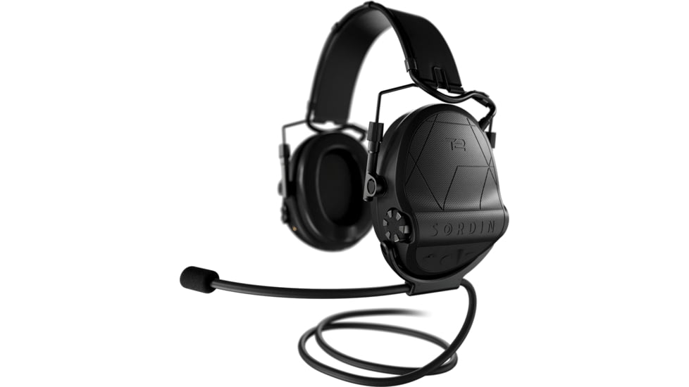 Sordin Supreme T2 Leather Memory Foam Headband, Black, 303004-10P