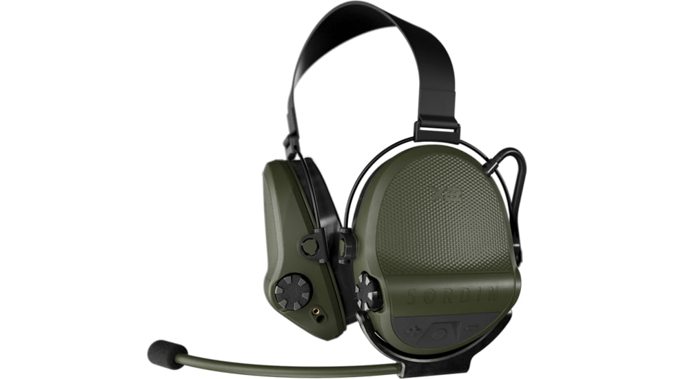Sordin Supreme X2BT Gel Neckband, Green, 302006-20G