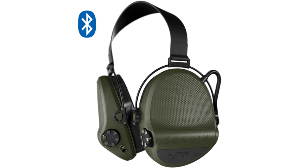 Sordin Supreme X2BT Gel Neckband, Green, 302006-20G