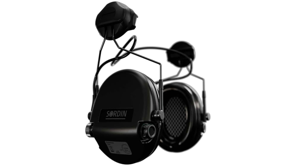 Sordin Supreme MIL AUX Headset, ARC, Black Cups, 530444