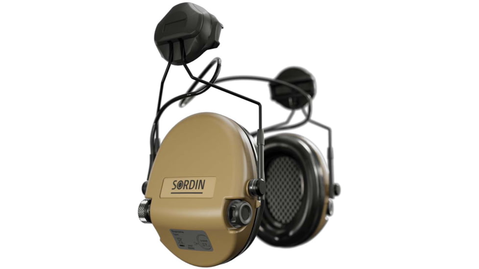 Sordin Supreme MIL AUX Headset, Beige Cups, 530448