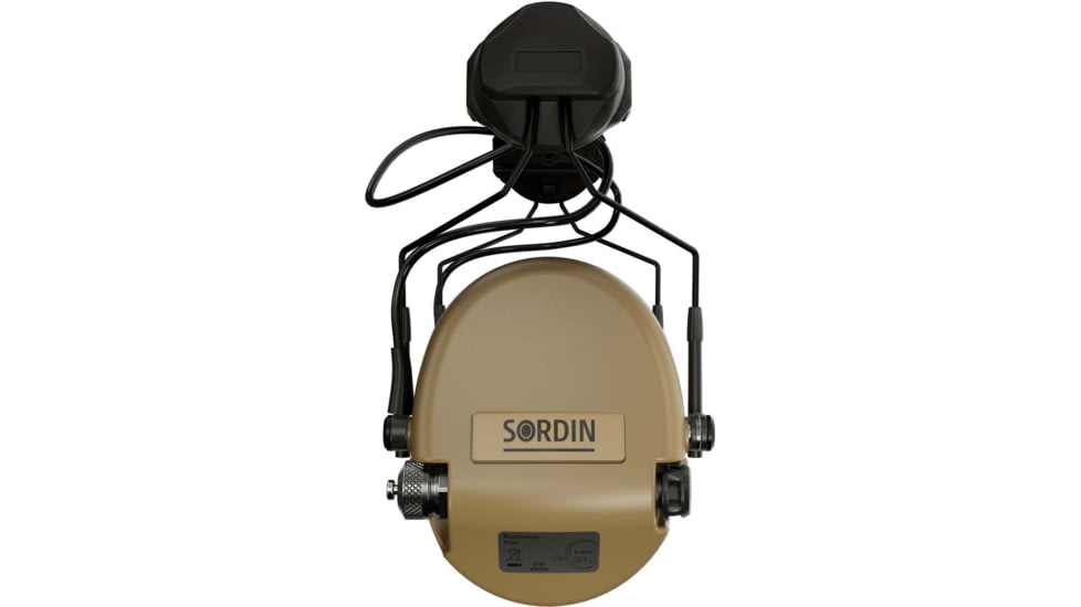 Sordin Supreme MIL AUX Headset, Beige Cups, 530448