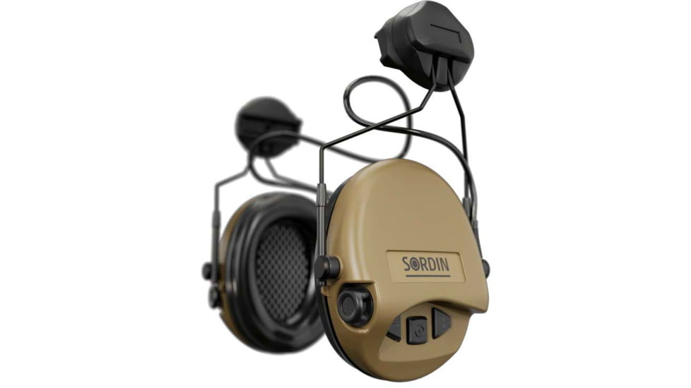 Sordin Supreme MIL AUX Headset, Beige Cups, 530448