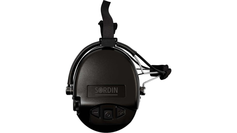 Sordin Supreme MIL AUX Headset, Black Cups, 530439