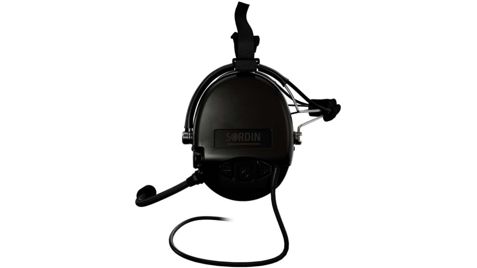 Sordin Supreme MIL CC Headset, Neckband, Black Cups, 500785