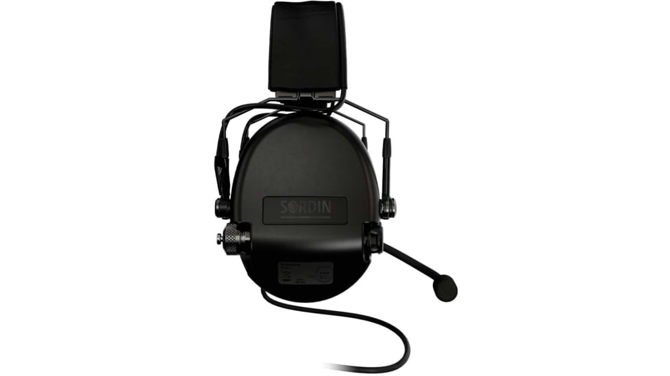 Sordin Supreme MIL CC Headset, Slim, Black Cups, 500775