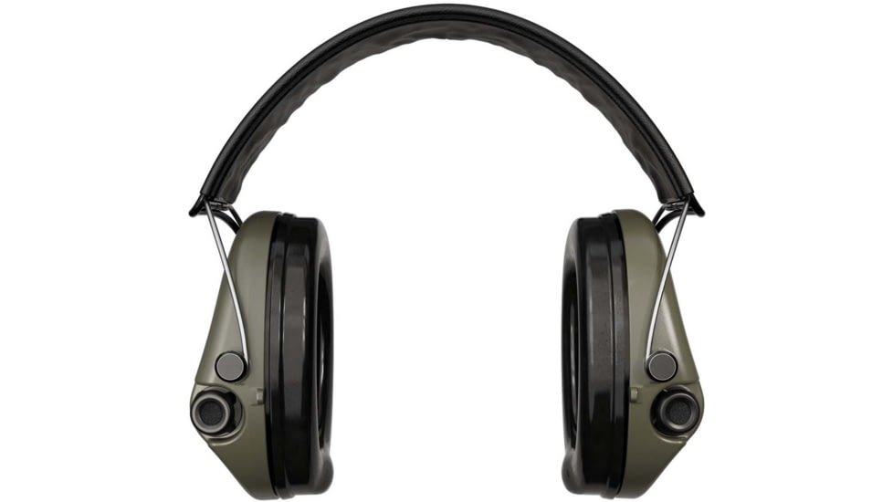 Sordin Supreme PRO-X Headband Headset, Foam, Leather Headband, Green Cups, 500418