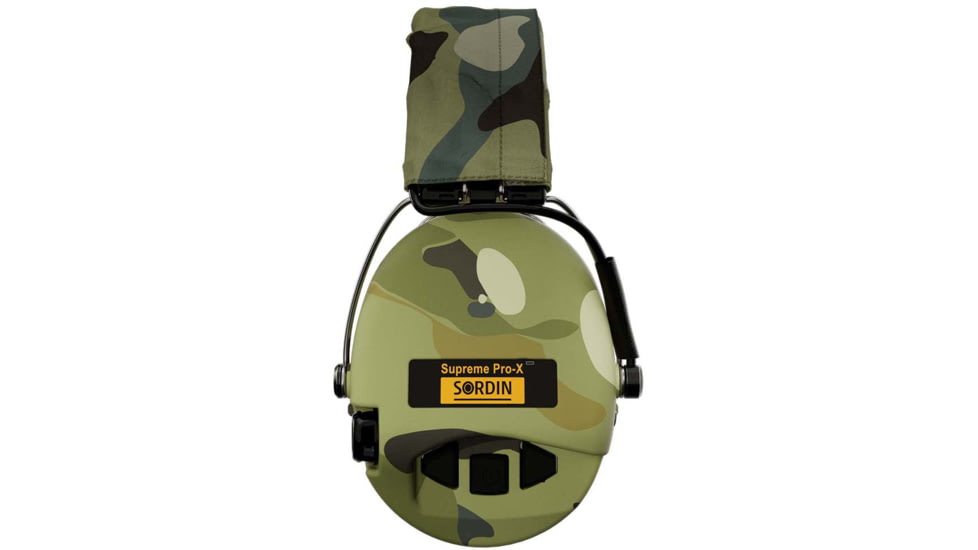 Sordin Supreme PRO-X LED Headset, Camo Headband, Camo Cups, 500412