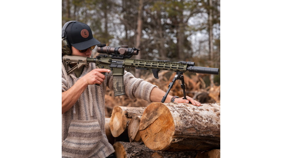 Spartan Precision Equipment Vidarr Bipod, DiscLok M-Lok Adapter, Black, SP01-046-R-BLK
