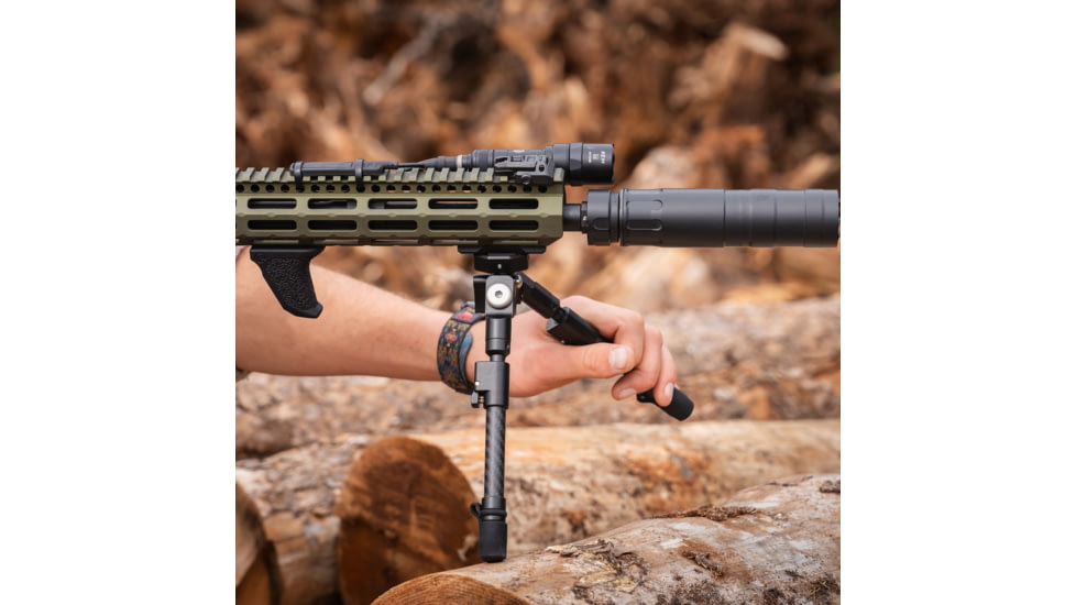 Spartan Precision Equipment Vidarr Bipod, DiscLok M-Lok Adapter, Black, SP01-046-R-BLK