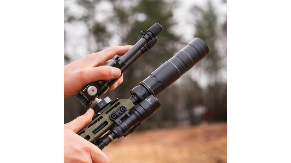 Spartan Precision Equipment Vidarr Bipod, DiscLok M-Lok Adapter, Black, SP01-046-R-BLK