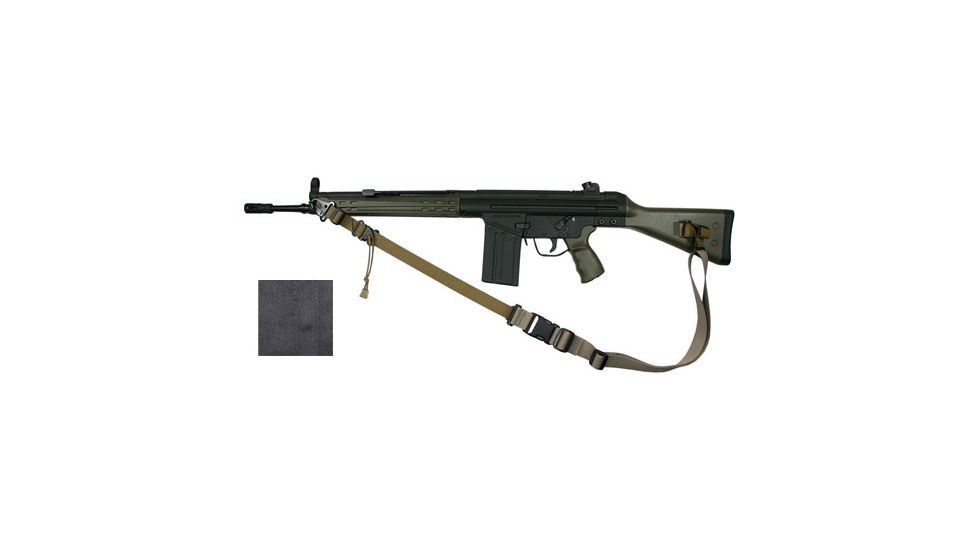 Specter Gear 2 Point Tactical Sling, HK MP5 HK91 HK93 HK53, Ambidextrous, w/ ERB - Black
