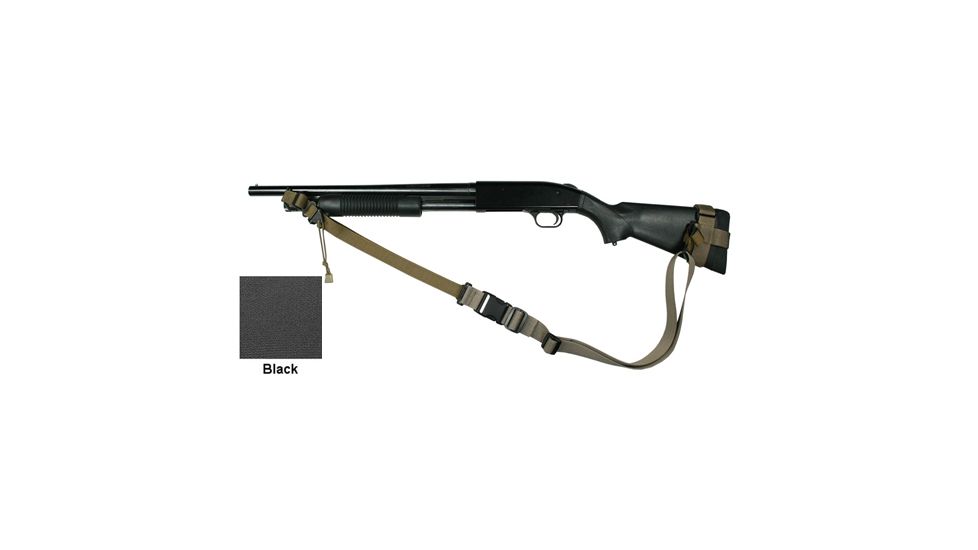 Specter Gear 2 Point Tactical Sling, Mossberg 500 w/ Hogue 12in LOP Stock, Ambidextrous w/ ERB,Black 759 BLK-ERB