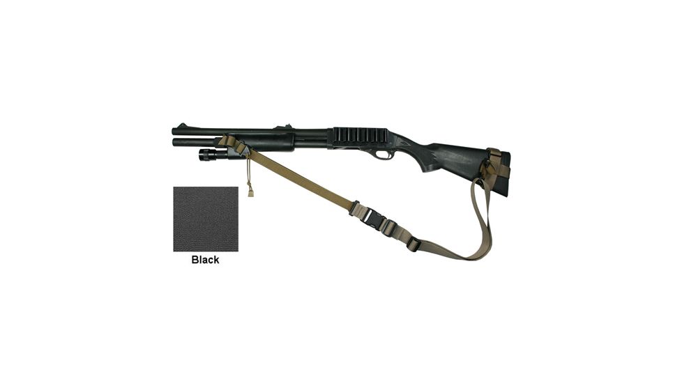 Specter Gear 2 Point Tactical Sling, Remington 870 and 1187 w/ Hogue 12in LOP Stock, Ambidextrous w/ ERB,Black 755 BLK-ERB