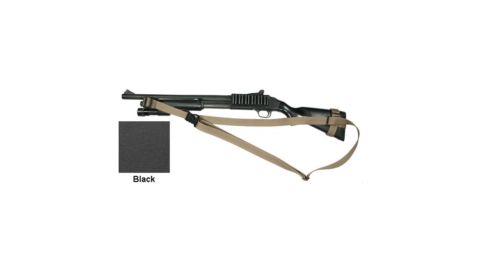 Specter Gear CQB Sling, Mossberg 590/590A1 w/ Hogue 12in LOP Stock, Ambidextrous w/ ERB,Black 760 BLK-ERB