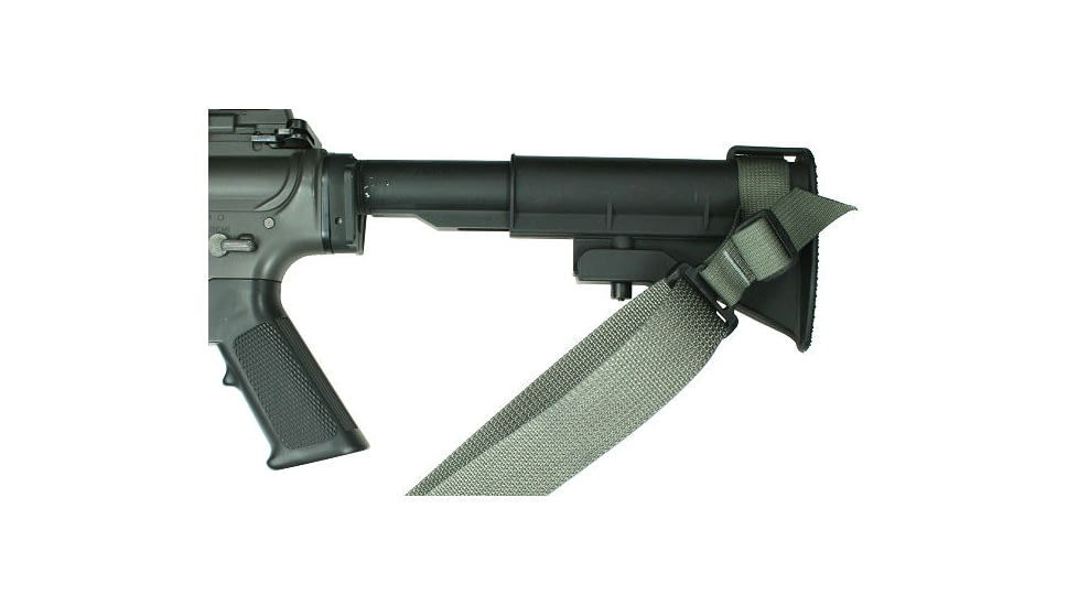 Specter Gear Raider 2 Point Tactical Sling, CAR-15 / M4, collapsible stock &amp; standard hand guards, Braided Lanyard, Emergency Release, Coyote Tan, 535 COY-ERB-BL