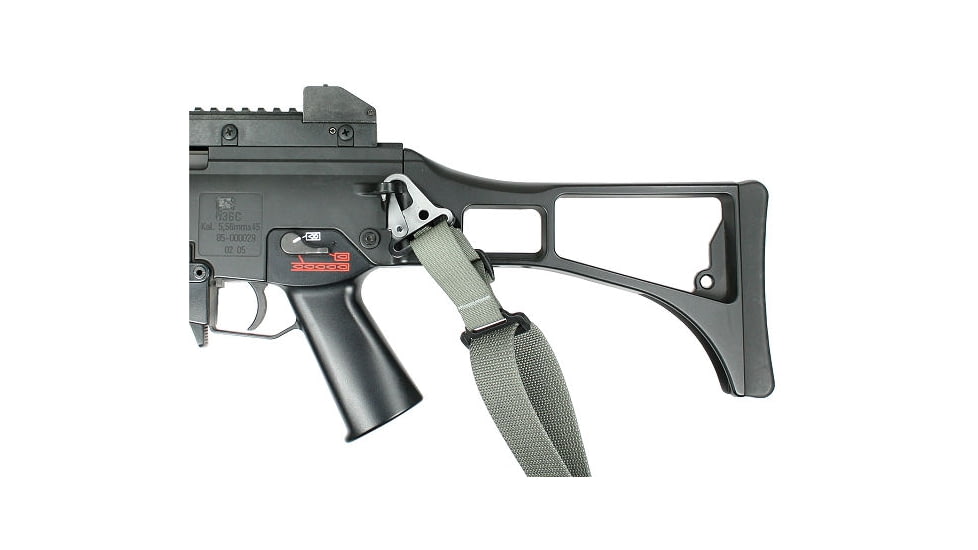 Specter Gear Raider 2 Point Tactical Sling, HK G36 / HK UMP45 UMP45, Braided Lanyard, Emergency Release, Olive Drab Green, 552 OD-ERB-BL