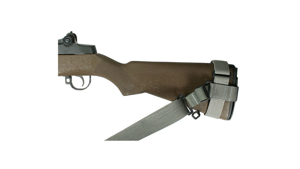 Specter Gear Raider 2 Point Tactical Sling, M-14 / M1A, standard fixed stock, Braided Lanyard, Emergency Release, Coyote Tan, 545 COY-ERB-BL