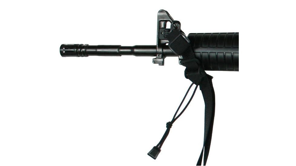 Specter Gear Raider 2 Point Tactical Sling, M-4A1, Magpul Stock, Standard Lanyard, Emergency Release, Black, 1038 BLK-ERB