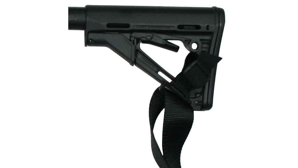 Specter Gear Raider 2 Point Tactical Sling, M-4A1, Magpul Stock, Standard Lanyard, Emergency Release, Black, 1038 BLK-ERB
