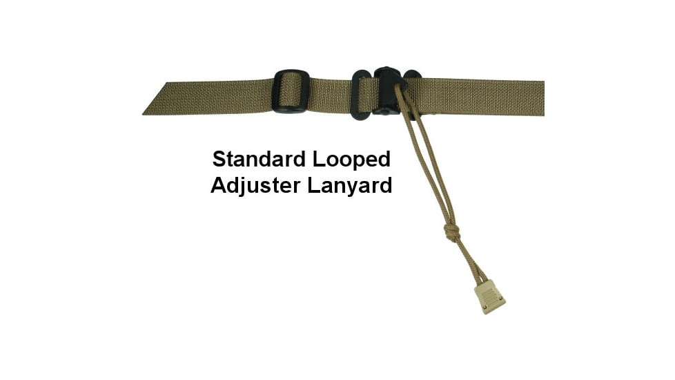 Specter Gear Raider 2 Point Tactical Sling, M-4A1, Magpul Stock, Standard Lanyard, Emergency Release, Black, 1038 BLK-ERB