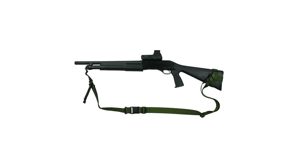 Specter Gear Raider 2 Point Tactical Sling, Stevens 320, Standard and Pistol Grip Fixed Stock, w/ERB, Ambidextrous, Foliage Green, 976 FG-ERB
