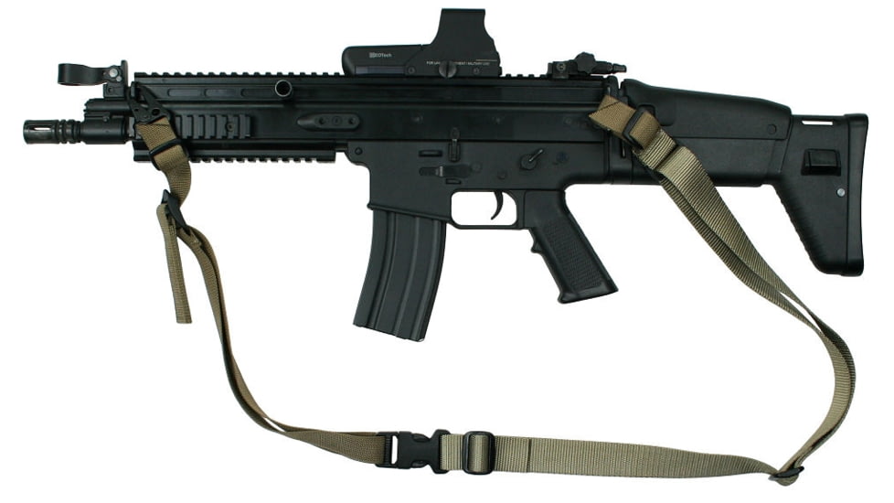 Specter Gear Raptor 2 Point Tactical Sling, FN SCAR, Emergency Release, Coyote Tan, 971 COY-ERB