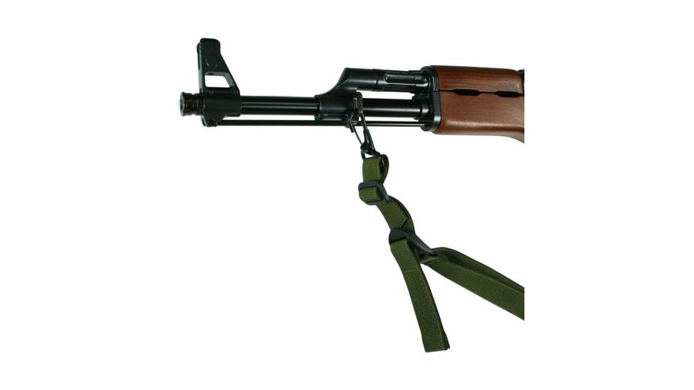 Specter Gear Raptor 2 Point Tactical Sling for AK-47 w/Fixed Stock, Small Diameter, OD Green 944 0002 OD-ERB