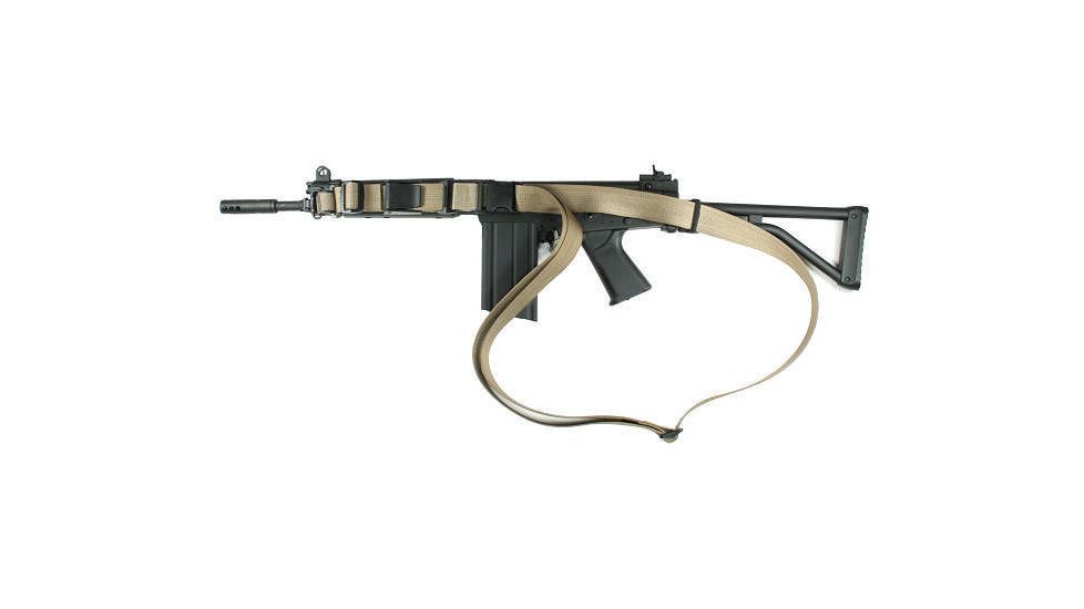 Specter Gear SOP Sling, Universal - fits weapons with existing side sling loops or swivels, Ambidextrous - Coyote
