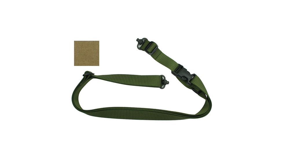 Specter Gear Universal QD Swivel CQB 3 Point Tactical Sling, Coyote, w/ERB, Coyote 850-COY-ERB