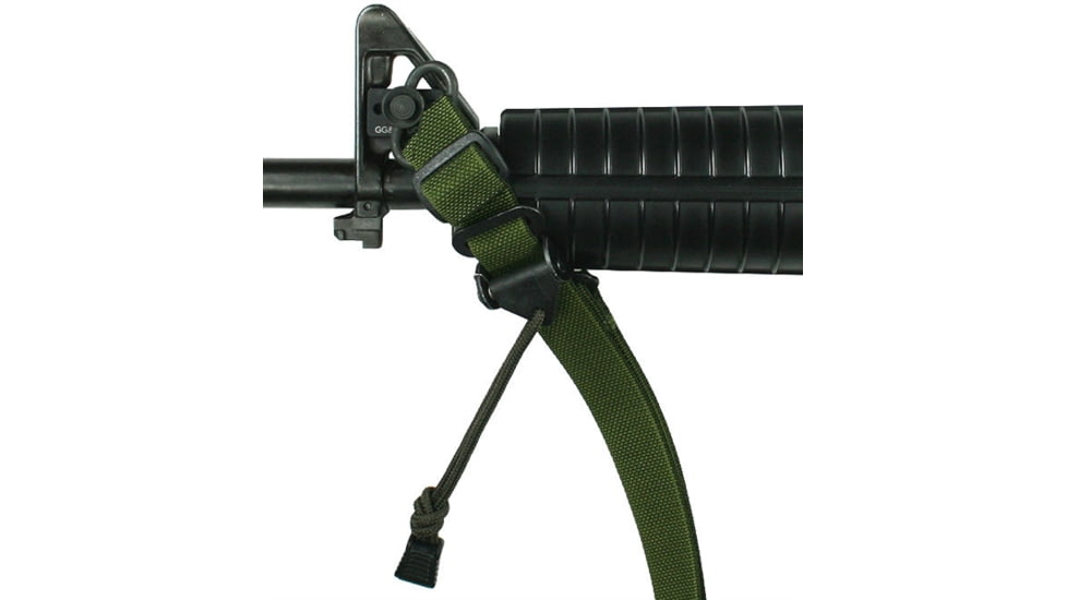 Specter Gear Universal QD Swivel Raider 2 Point Tactical Sling, Braided Lanyard, Emergency Release, Black, 853 BLK-ERB-BL