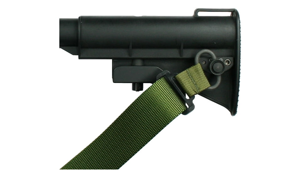 Specter Gear Universal QD Swivel Raider 2 Point Tactical Sling, Braided Lanyard, Emergency Release, Black, 853 BLK-ERB-BL