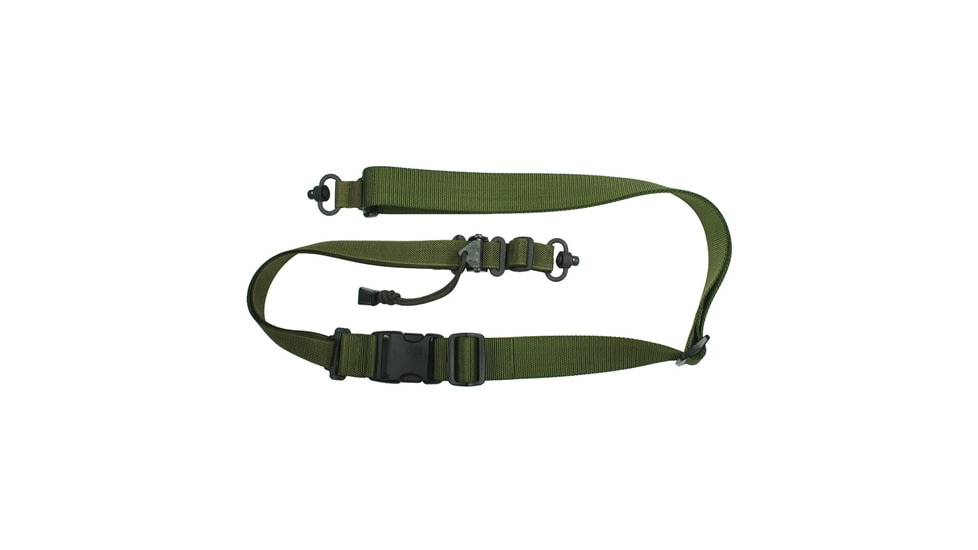 Specter Gear Universal QD Swivel Raider 2 Point Tactical Sling, Braided Lanyard, Emergency Release, Black, 853 BLK-ERB-BL