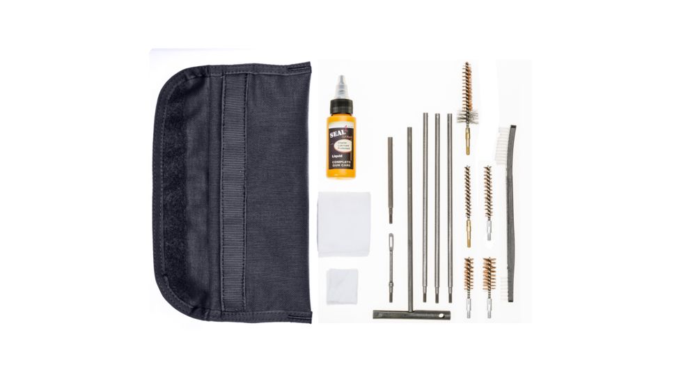 Sport Ridge Universal GI Field Cleaning Kit for 5.56/.233/7.62/.308, 9mm and .45cal, Black, 03960U