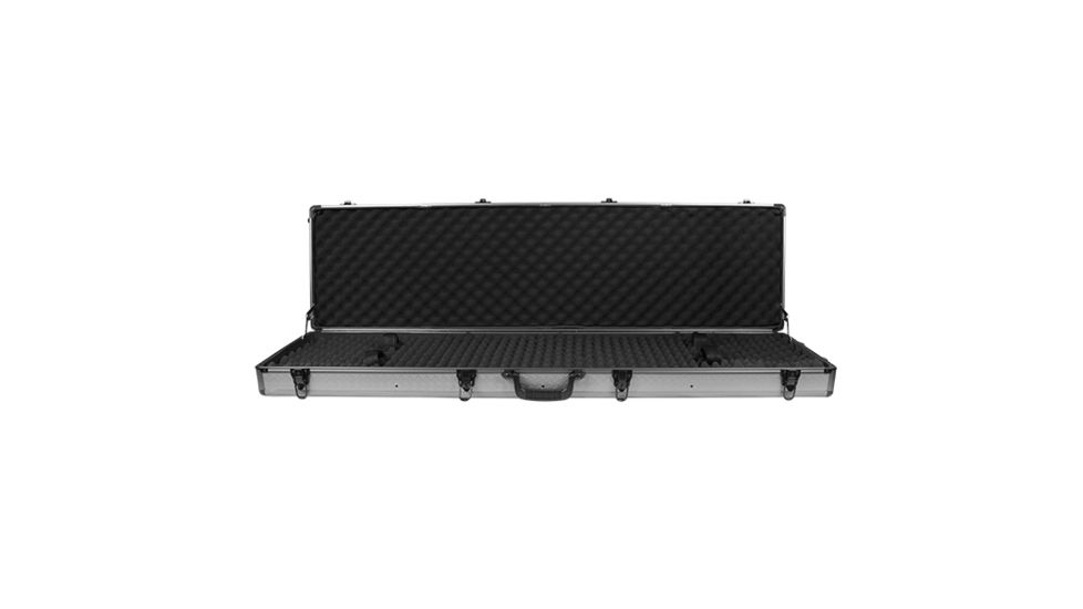 Sportlock AlumaLock Double Rifle/Shotgun w/ Wheels Case,13.1x52.3x2.7in,Gray 00010G