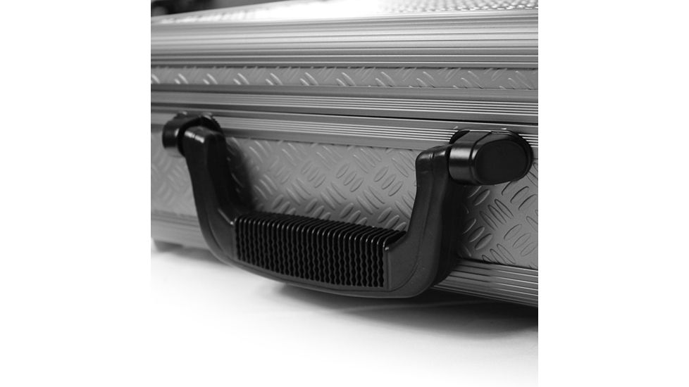 Sportlock AlumaLock Double Rifle/Shotgun w/ Wheels Case,13.1x52.3x2.7in,Gray 00010G