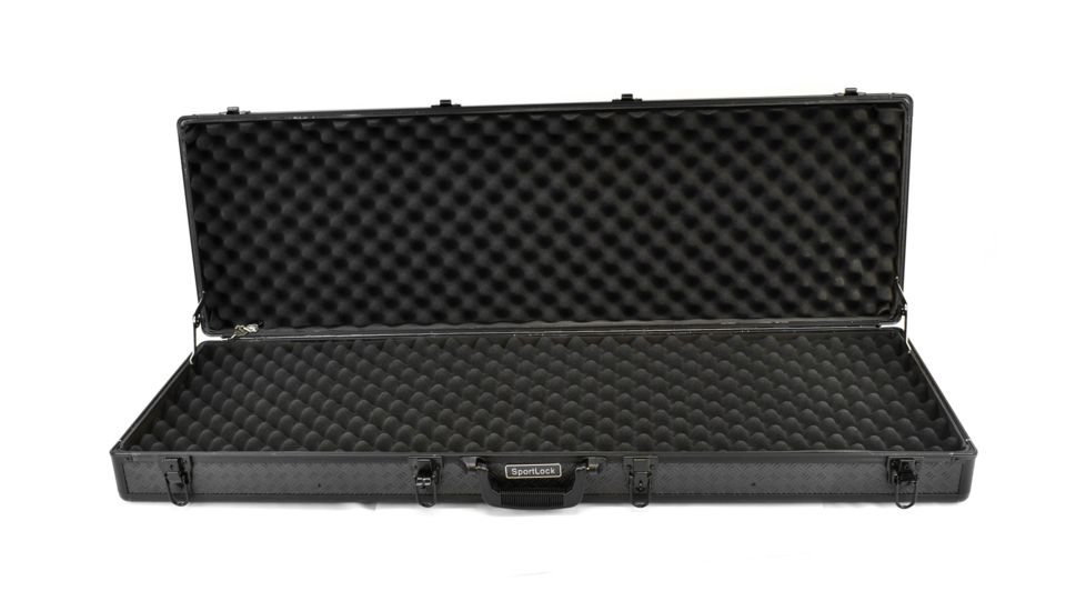 Sportlock AluminumLock Tactical Case, Black w/ Lined Interior 00008
