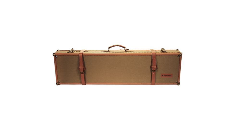 Sportlock LeatherLock Deluxe Canvas Takedown Shotgun Case,8x34.4x2in,Brown 87