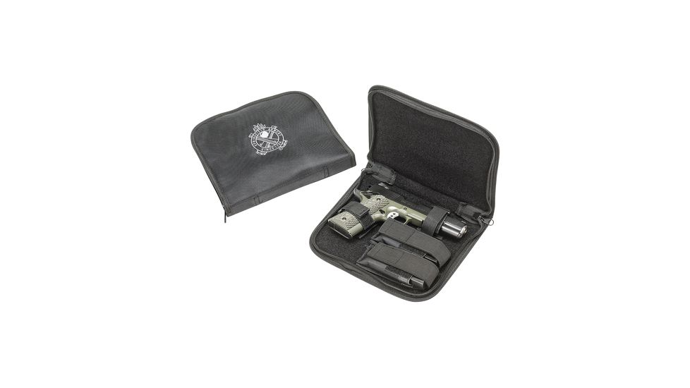 Springfield Armory XD Notebook-Style Soft Case Black With Cross Cannon Logo