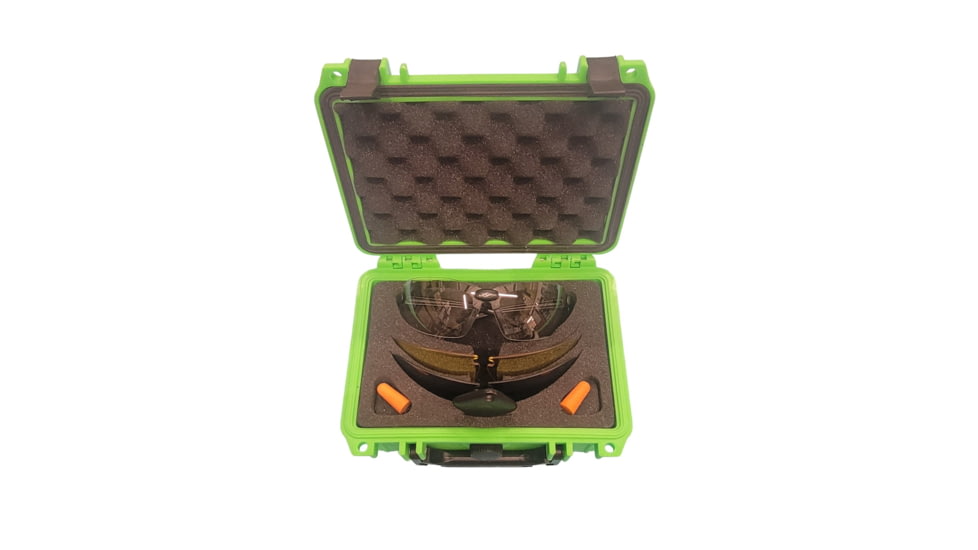 SSP Eyewear Chelan XHD Glasses Kit, Neon Green, One Size, CHELAN KIT XHD NG