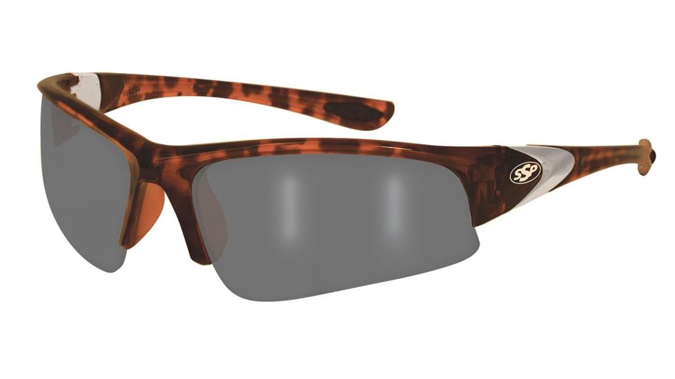 SSP Eyewear Entiat CF Shooting Sunglasses, Demi Two-Tone Frame, Mirrored Lens 011711951581