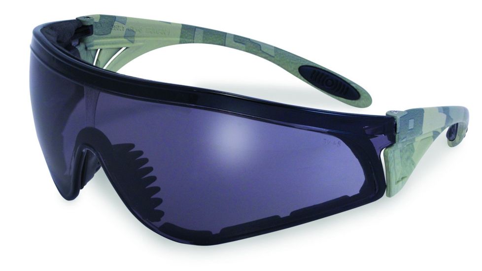 SSP Eyewear Yakima Shooting Glasses, ACU Camouflage Frame, Smoked Anti-Fog Lens 728028132274