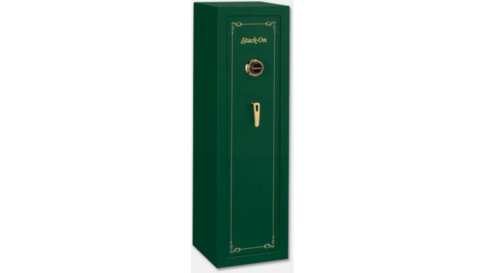 Stack-On 10 Gun Safe w/ Combination Lock, Medium, Matte Hunter Green SS-10-MG-C