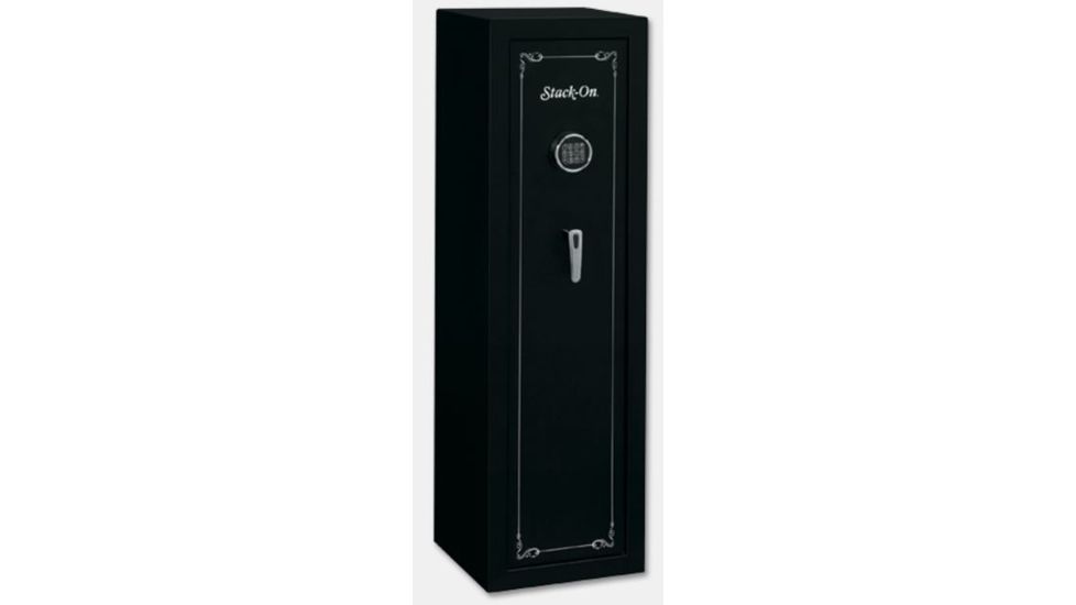 Stack-On 10 Gun Safe w/Electronic Lock,Matte Black SS-10-MB-E