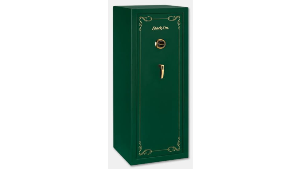 Stack-On 16-Gun Security Safe w/Combination Lock,20.71x17.27x54.96in,Hunter Green SS-16-MG-C