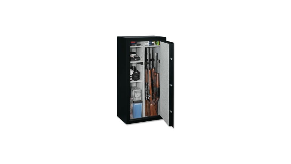 Stack-On 22-Gun, Electronic Lock, Fully Convertible, Matte Black, Medium SS-22-MB-E-DS