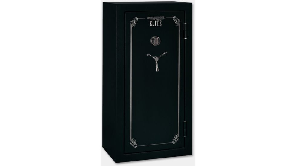 Stack-On 24 Gun Safe w/ Electronic Lock and Door Storage, Matte Black E-24-MB-E-S