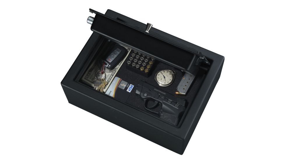 Stack-On Biometric - Drawer Safe w/Biometric Lock, MATTE BLACK PDS-1500-B