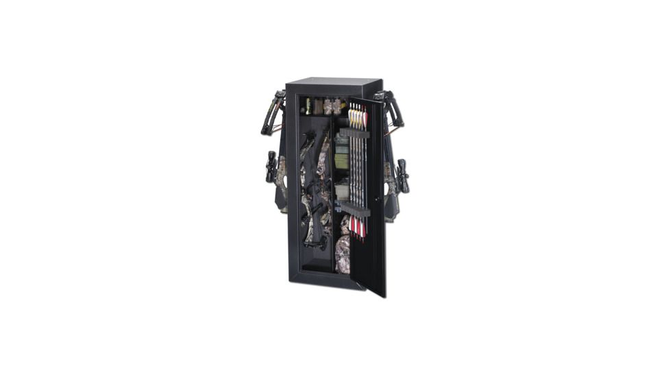 Stack-On Buck Commander Bow &amp; Gear Storage Cabinet, Black AC-2