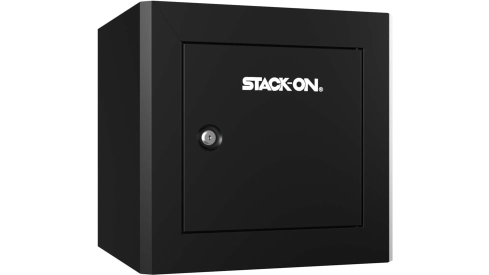 Stack-On Compact Welded-Steel Pistol, Ammo Cabinet, Black, X-Large, GCB-1000-DX